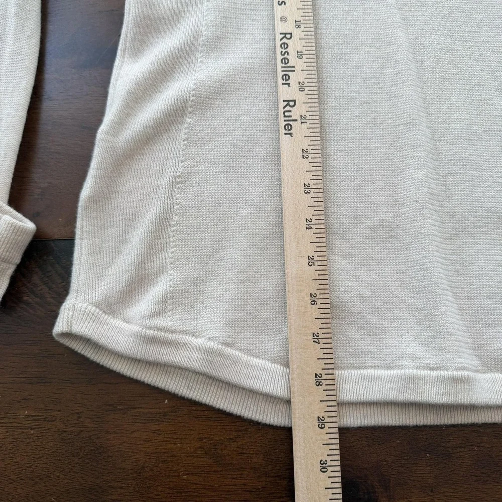 Lululemon Athletica‎ Sweater Womens Small Beige Crewneck Knit Pullover